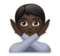 Person Gesturing No: Dark Skin Tone