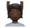 Person Getting Massage: Dark Skin Tone