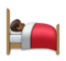 Person in Bed: Medium-Dark Skin Tone