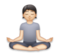 Person in Lotus Position: Light Skin Tone