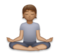 Person in Lotus Position: Medium Skin Tone