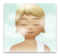 Person in Steamy Room: Medium-Light Skin Tone