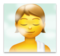 Person in Steamy Room