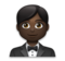 Person in Tuxedo: Dark Skin Tone