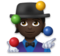 Person Juggling: Dark Skin Tone