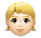 Person: Light Skin Tone, Blond Hair