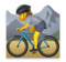 Person Mountain Biking