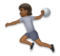 Person Playing Handball: Medium-Dark Skin Tone