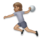 Person Playing Handball: Medium Skin Tone