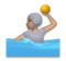 Person Playing Water Polo: Medium Skin Tone