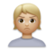 Person Pouting: Medium-Light Skin Tone