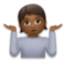Person Shrugging: Medium-Dark Skin Tone