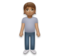 Person Standing: Medium Skin Tone