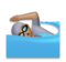Person Swimming: Medium Skin Tone
