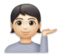 Person Tipping Hand: Light Skin Tone