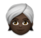 Person Wearing Turban: Dark Skin Tone