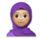 Woman with Headscarf: Medium-Light Skin Tone