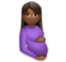 Pregnant Woman: Medium-Dark Skin Tone