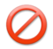 Prohibited Prohibited