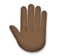 Raised Back of Hand: Dark Skin Tone