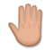 Raised Back of Hand: Medium Skin Tone
