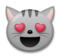 Smiling Cat with Heart-Eyes