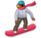 Snowboarder: Medium-Dark Skin Tone