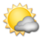 Sun Behind Small Cloud