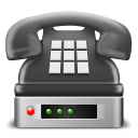 Telephone On Top of Modem Telephone On Top of Modem