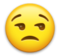 Unamused Face