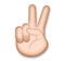 Victory Hand: Medium-Light Skin Tone