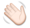 Waving Hand: Light Skin Tone