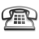 White Touchtone Telephone White Touchtone Telephone