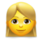 Woman: Blond Hair