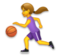 Woman Bouncing Ball