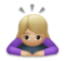 Woman Bowing: Medium-Light Skin Tone