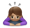 Woman Bowing: Medium Skin Tone