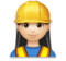 Woman Construction Worker: Light Skin Tone