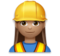 Woman Construction Worker: Medium Skin Tone