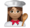 Woman Cook: Medium Skin Tone