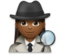 Woman Detective: Medium-Dark Skin Tone Woman Detective: Medium-Dark Skin Tone