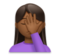 Woman Facepalming: Medium-Dark Skin Tone