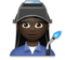 Woman Factory Worker: Dark Skin Tone