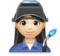 Woman Factory Worker: Light Skin Tone