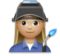 Woman Factory Worker: Medium-Light Skin Tone