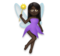 Woman Fairy: Dark Skin Tone