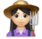 Woman Farmer: Light Skin Tone