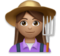 Woman Farmer: Medium Skin Tone