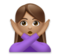 Woman Gesturing No: Medium Skin Tone