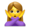 Woman Gesturing No